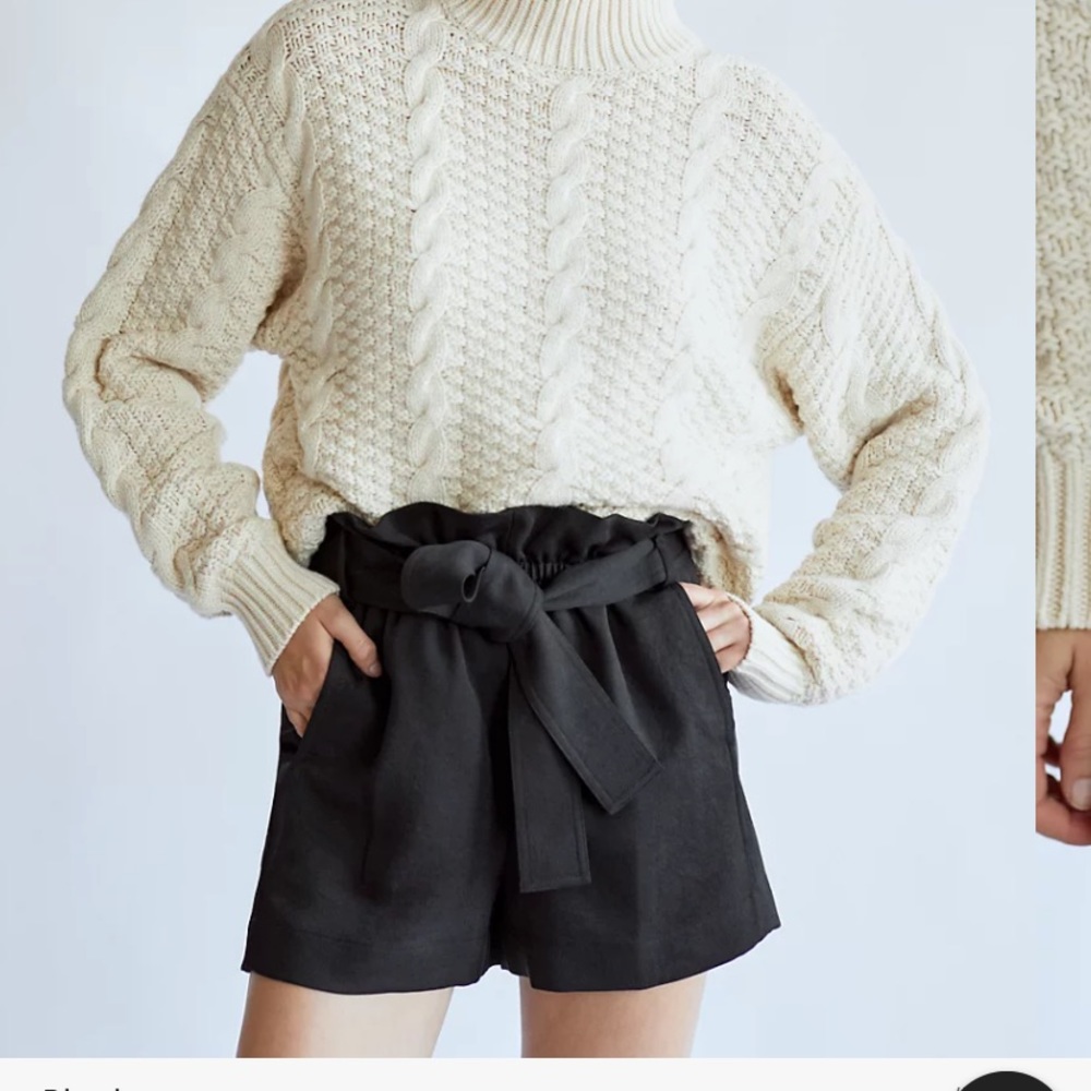 Wilfred paperbag shorts black